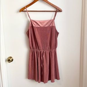 URBAN OUTFITTERS Burgundy Summer Romper